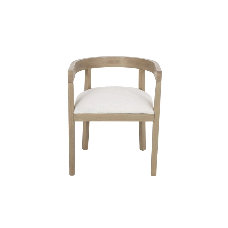 Ensemble de salle à manger avec table de 95 pouces et chaises capitonnées avec accoudoirs