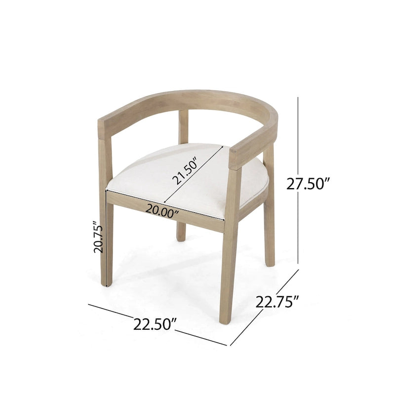 Ensemble de salle à manger avec table de 95 pouces et chaises capitonnées avec accoudoirs