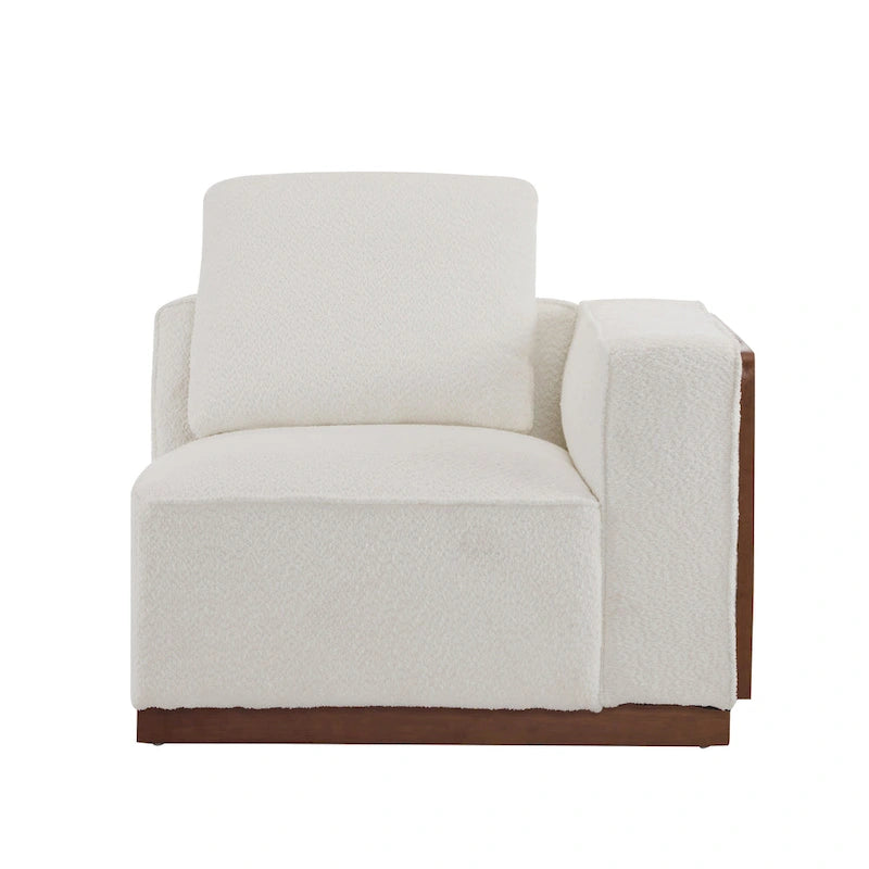 Canapé modulable 2 places beige de 74 de large