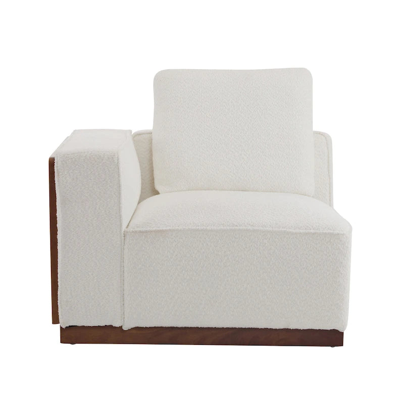 Canapé modulable 2 places beige de 74 de large