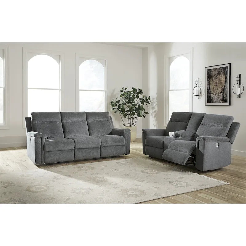 Ensemble de fauteuils inclinables électriques 2 pièces - 86L x 41P x 40H