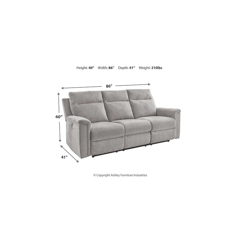 Ensemble de fauteuils inclinables électriques 2 pièces - 86L x 41P x 40H