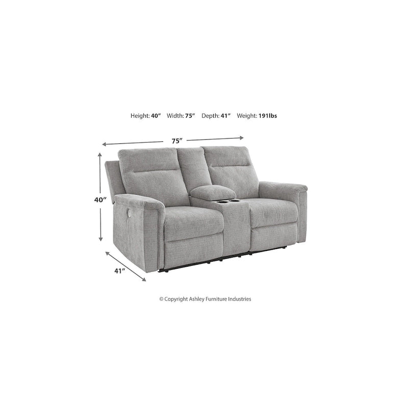 Ensemble de fauteuils inclinables électriques 2 pièces - 86L x 41P x 40H