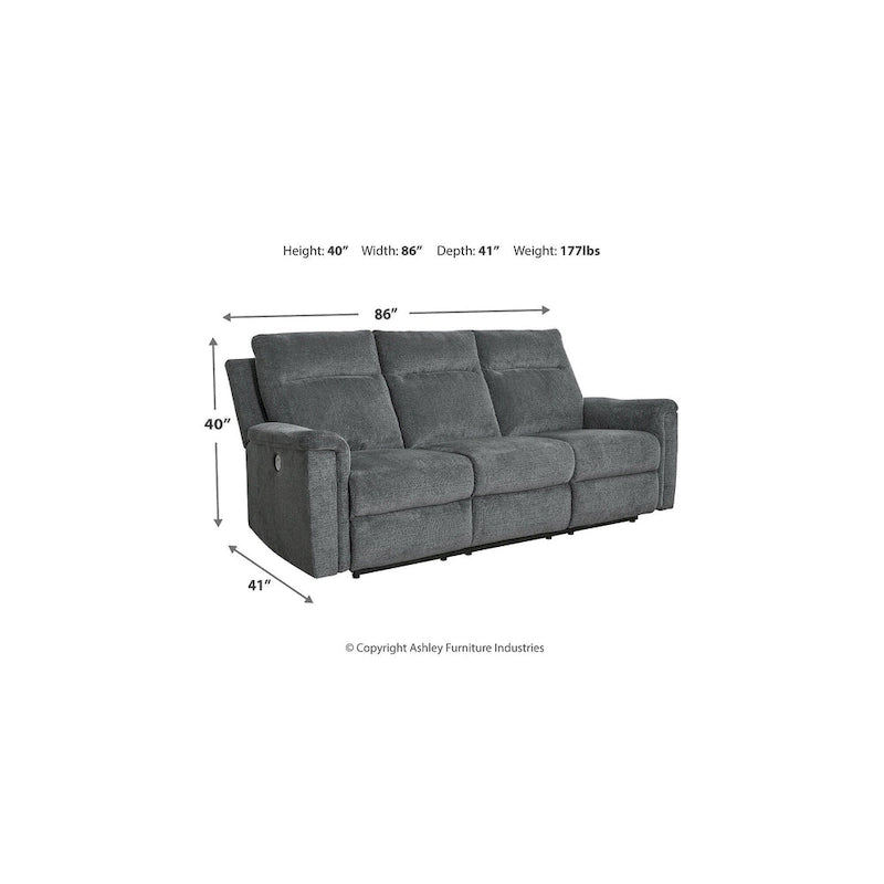 Ensemble de fauteuils inclinables électriques 2 pièces - 86L x 41P x 40H