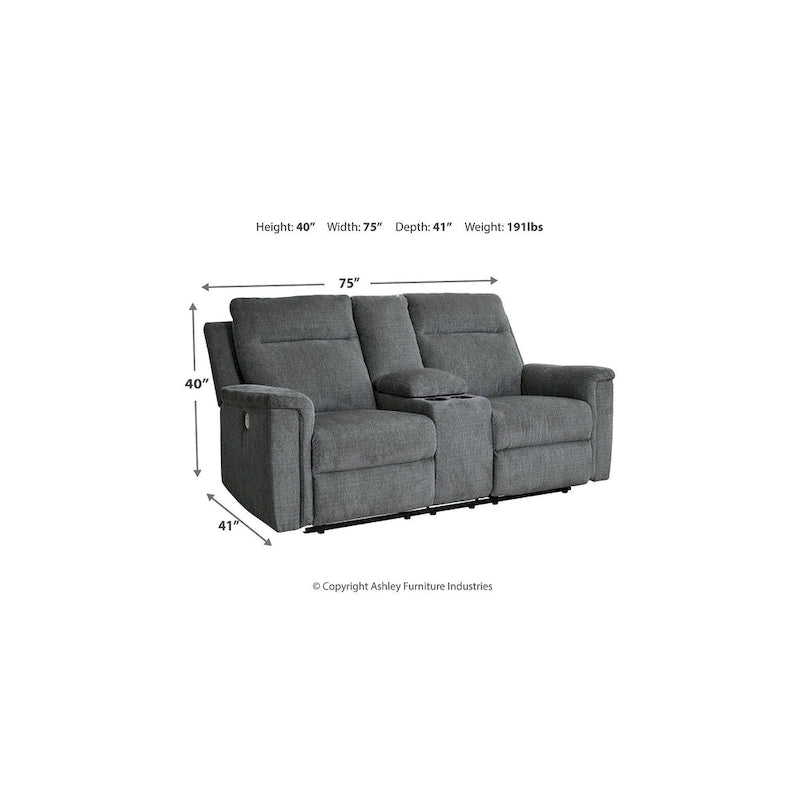 Ensemble de fauteuils inclinables électriques 2 pièces - 86L x 41P x 40H