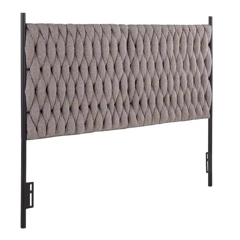 Tête de lit tressée Silver Orchid Matisse Queen