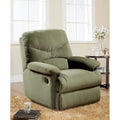 Fauteuil inclinable à accoudoirs rembourrés et dossier capitonné