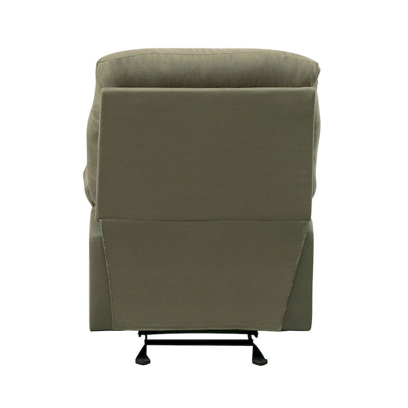 Fauteuil inclinable à accoudoirs rembourrés et dossier capitonné