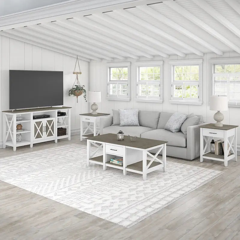 Meuble TV et table basse 4 pièces