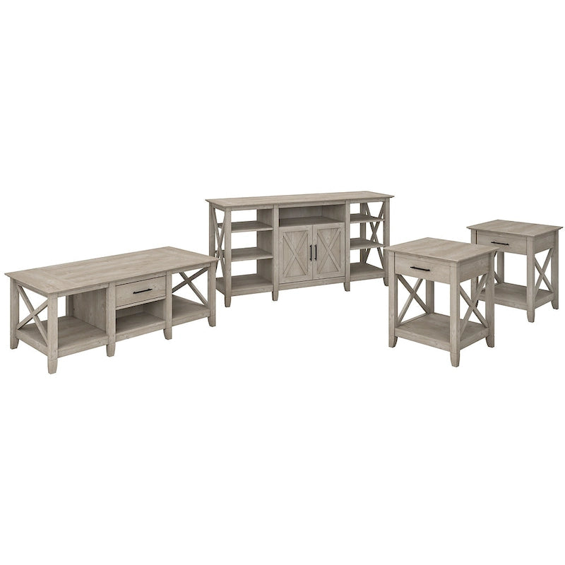 Meuble TV et table basse 4 pièces