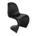 Chaise Panton noire moderne