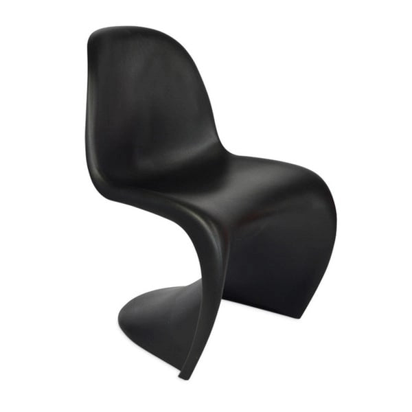 Chaise Panton noire moderne
