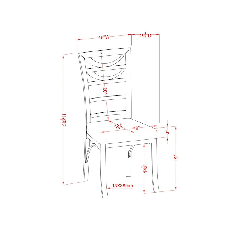 Chaises de salle à manger modernes en métal argenté (Lot de 2)