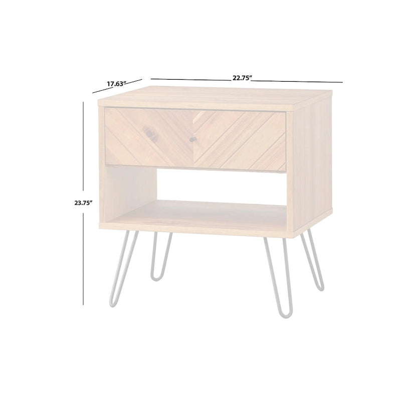 Table d'appoint à 1 tiroir