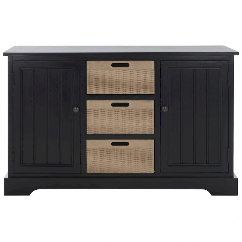 Console 2 tiroirs et 3 paniers amovibles - 101 cm (L) x 31,8 cm (P) x 74,9 cm (H)
