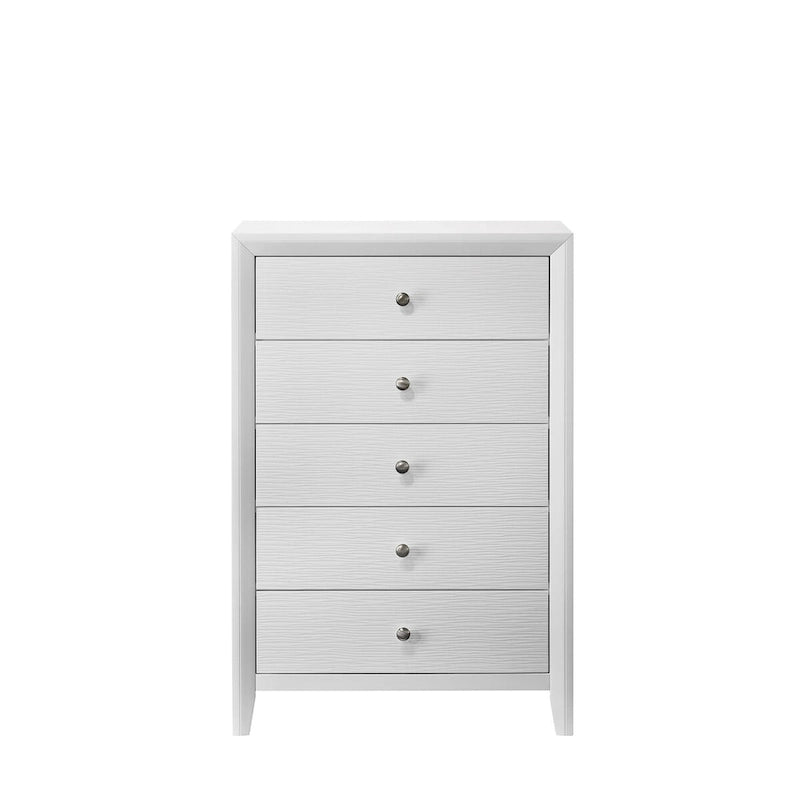Chambre à coucher 5 pièces avec panneaux blancs