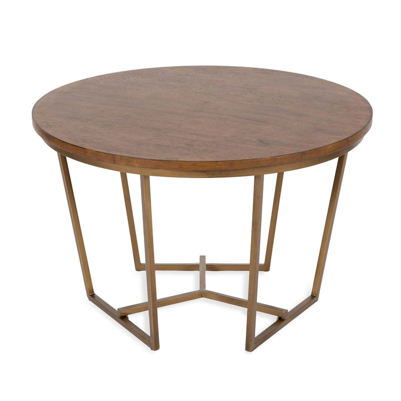Table basse en bois et métal