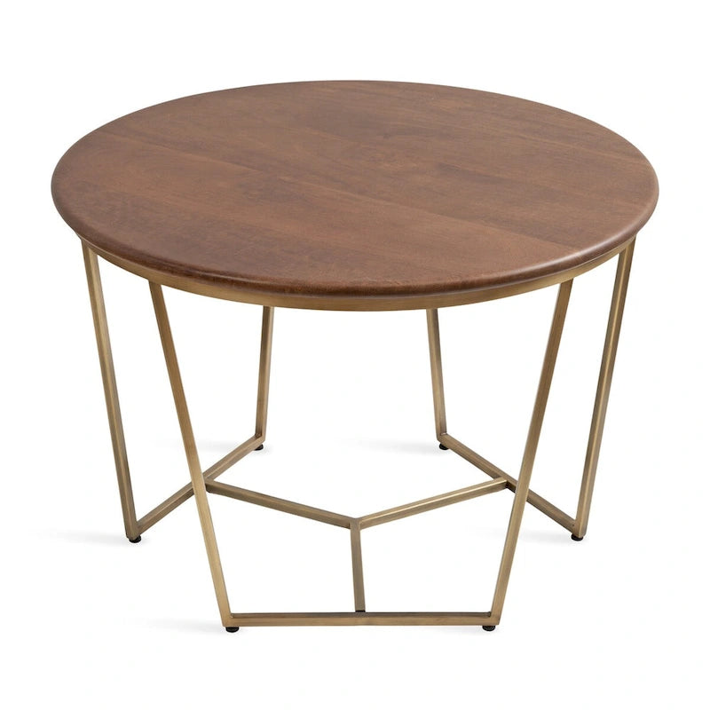 Table basse en bois et métal