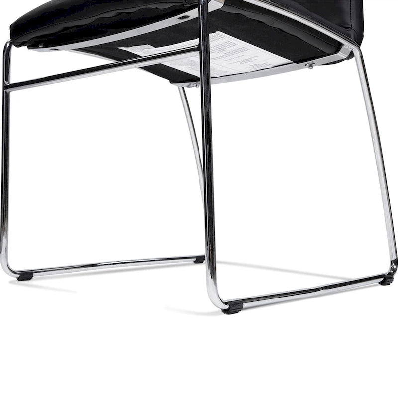 Ensemble de salle à manger contemporain 5 pièces avec table ronde à plateau en verre